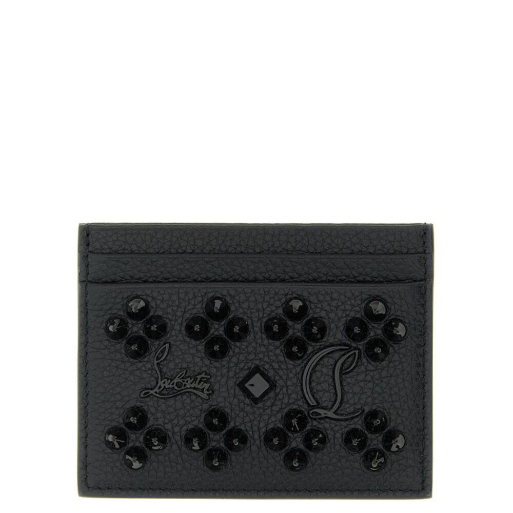 Christian Louboutin Black Calfskin Women's Cardholder